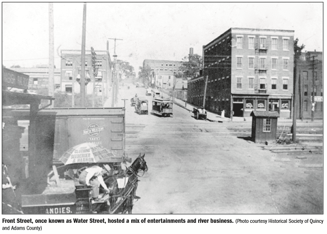 Water Street Historical photo Illuminating history on Quincy's Red Light District