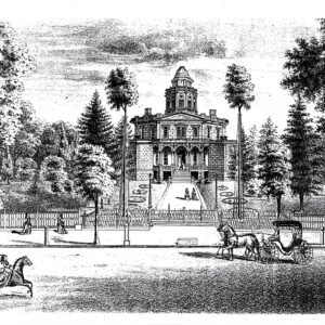 John Wood Octagonal Mansion Print