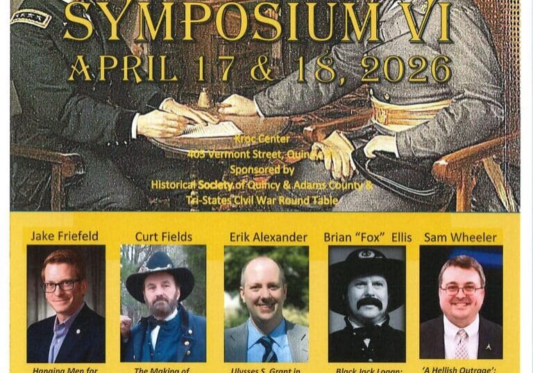 A poster showing the event, time, and speakers.