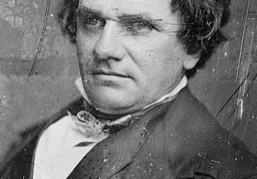 This is the official photo taken when Douglas entered Congress in 1843.
(Photo courtesy of The Library of Congress)