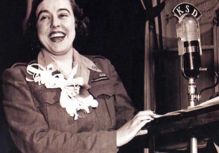 St. Louis Post Dispatch Reporter, Virginia Irwin, Gets into Berlin.”